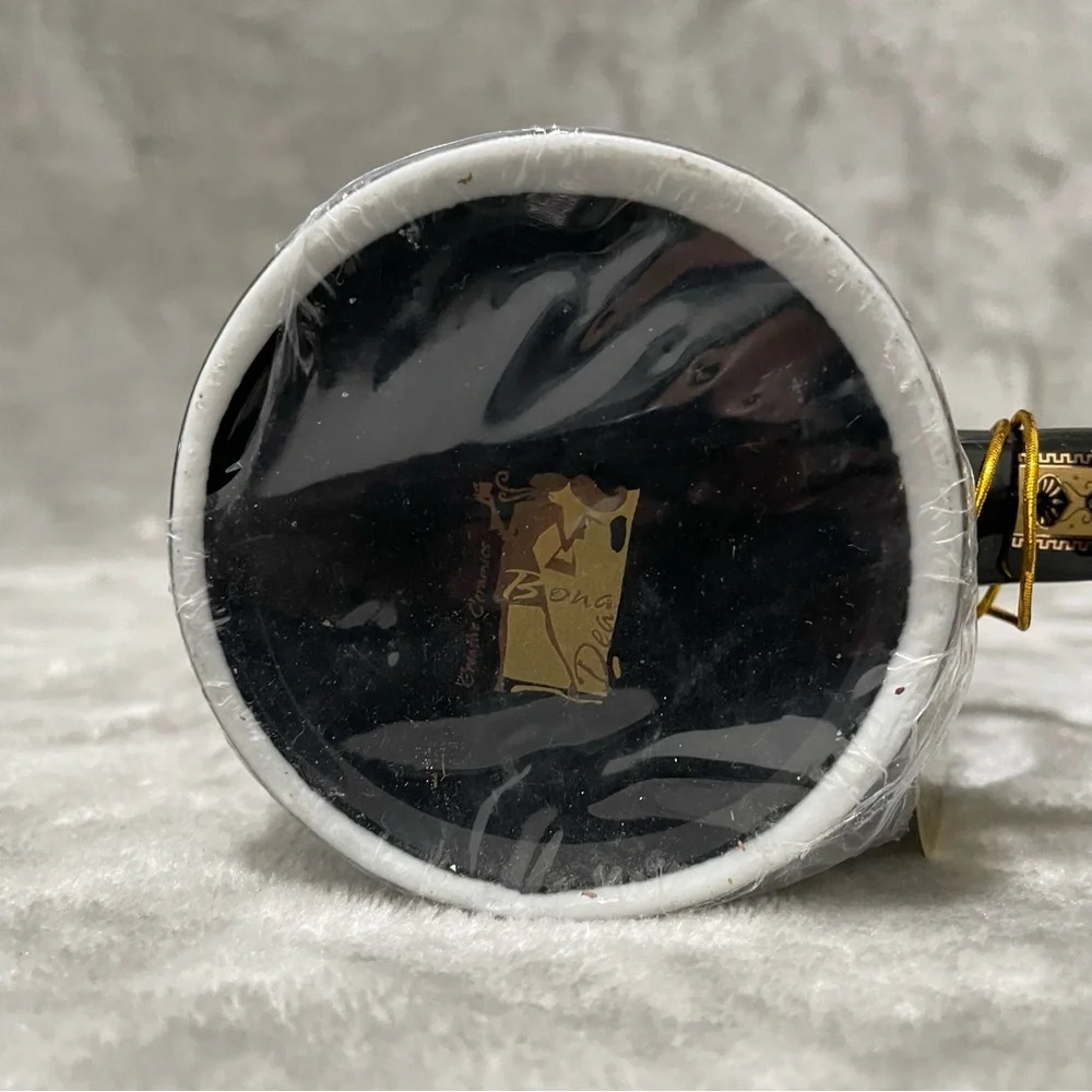 Creative Ceramics Bona Dea Black Gold Greek Motif Mug Mythology Coffee Cup